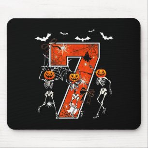 Nummer 7 Sex Sju Meme 6 7 Halloween Dansande Skele Musmatta
