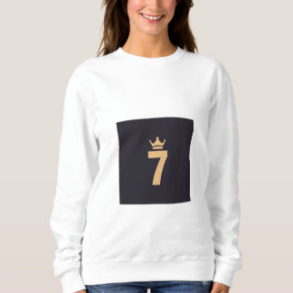 nummer 7, skjorta med bra design på baksidan t shirt