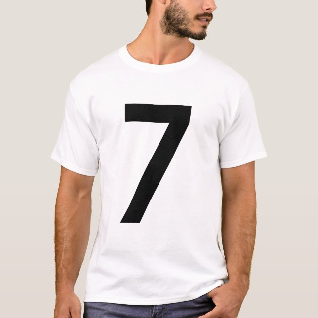 NUMMER 7 T SHIRT (Framsida)