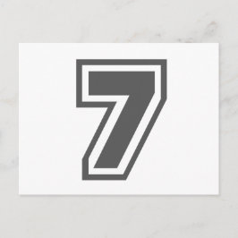 Nummer 7 vykort