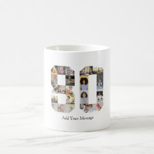 Nummer 80 Fotokollage Kaffemugg