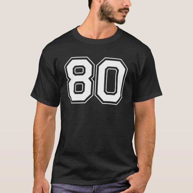Nummer 80 t shirt (Framsida)