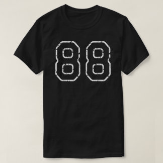 Nummer 88 Sports Jersey Birthday Age Favorite Tur T Shirt