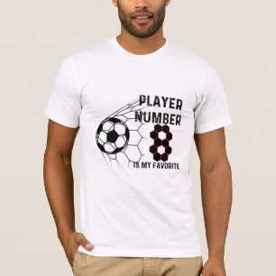 Nummer 8 Strejkor: Fotbollsentusiastens val T Shirt