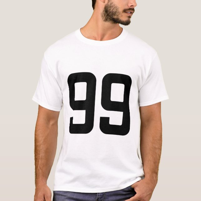 NUMMER 99 T SHIRT (Framsida)