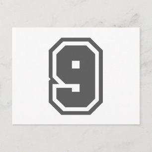 Nummer 9 vykort