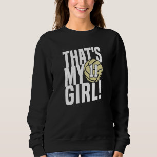 Nummer elva det är min tjej 11 Volleyboll Mamma Pa T Shirt