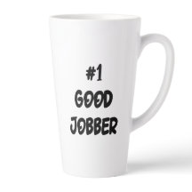 Nummer Ett Bra Jobbare Katt Latte Mugg