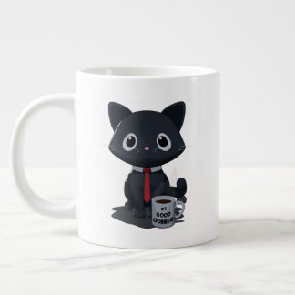 Nummer Ett Bra Jobbare Katt Specialmugg Jumbo Mugg