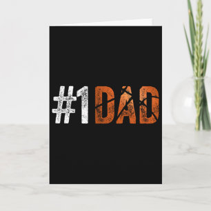 Nummer ett byte Pappa från son till Fars dag Kort