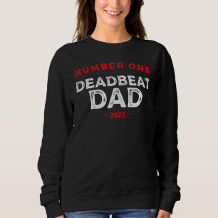Nummer Ett Dödbatter Oansvarig Pappa 2023 Noveltys T Shirt