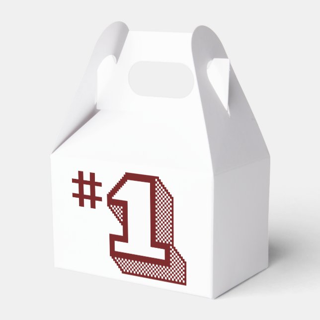 Nummer ett favoritfält presentaskar (Baksidan Sidan)