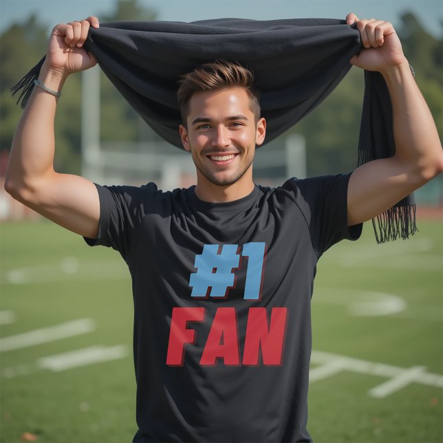 Nummer ett Fläkt #1 Fläkt T-Shirt (Skapare uppladdad)