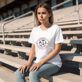 Nummer ett-fotboll i Mamma T Shirt