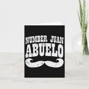 Nummer ett Juan Abuelo Fars dag (Mexiko) Kort