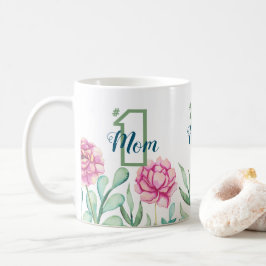 Nummer ett Mamma, Peony Garden Kaffemugg