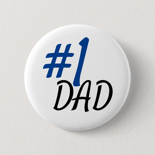 Nummer ett pappa knapp (Framsida)