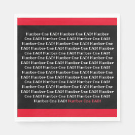 Nummer ett Pappa! Napkins Pappersservett