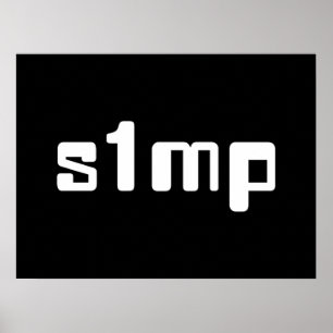 Nummer ett Simp-Poster Poster