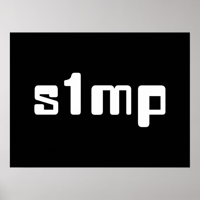 Nummer ett Simp-Poster Poster (Framsidan)