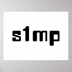 Nummer ett Simp-Poster Poster