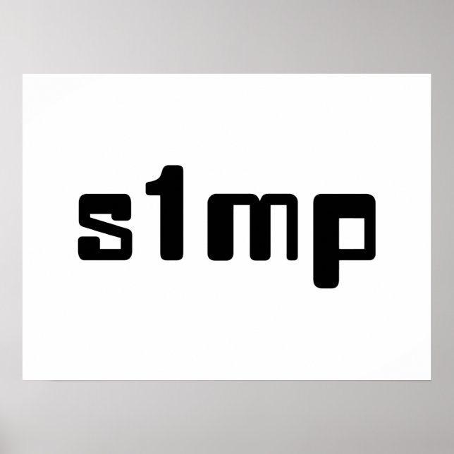 Nummer ett Simp-Poster Poster (Framsidan)