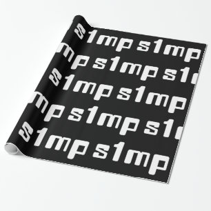 Nummer ett Simp Wrapping Papper Presentpapper