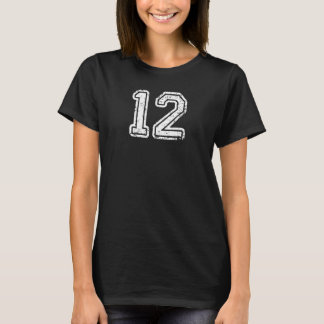 Nummer, fotbollsspelarens tröjnummer Sport T Shirt