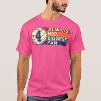 Nummer fyra: Hennes största Fläkt-volleyball Mo T Shirt