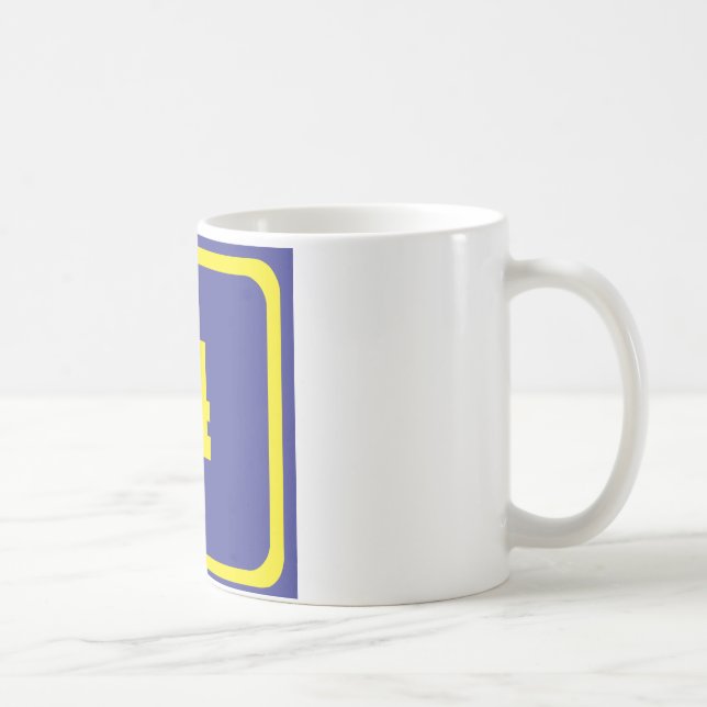 nummer fyra kaffemugg (Höger)