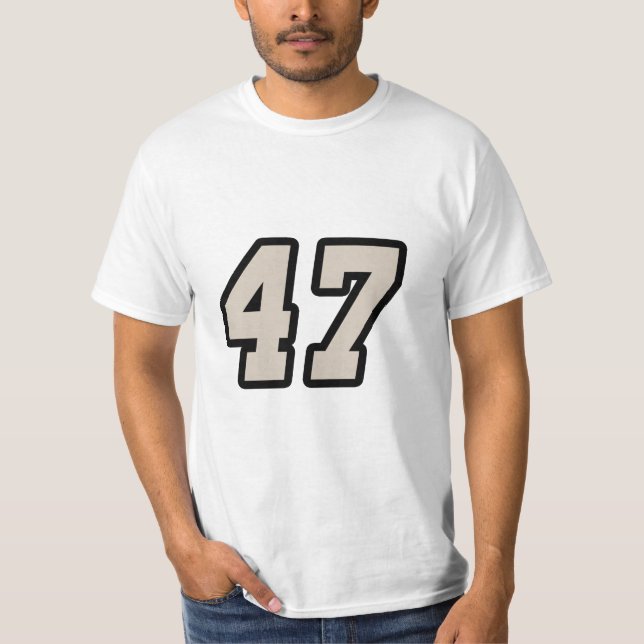 nummer fyrtiosju 47 t shirt (Framsida)