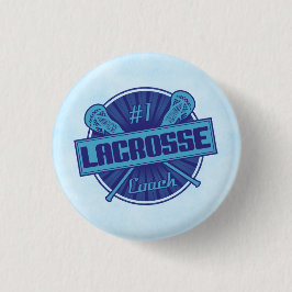 Nummer Lacrosse Coach Badge Pin Knapp