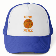 Nummer nummer 1 Basketball Fläkt med ditt namn