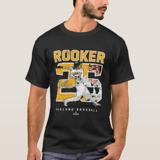 Nummer och Porträtt Brent Rooker Oakland T Shirt