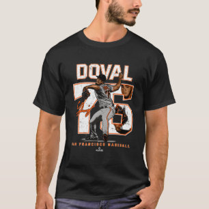 Nummer och Porträtt Camilo Doval San Francisco T Shirt