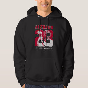 Nummer och Porträtt Nolan Arenado St Louis MLBPA 1 Hoodie