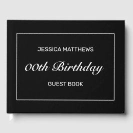 Nummer på den moderna minimalistiska Anpassningsba Gästböcker