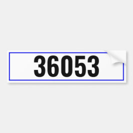 Nummer på modern postlåda bildekal