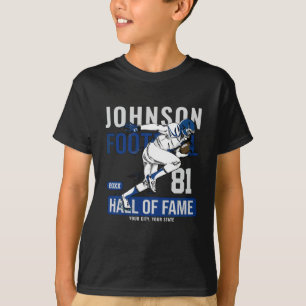 Nummer på personligens fotbollSPELARE T Shirt