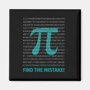 Nummer Pi-matematik med nummer pi-sökning efter me Magnet