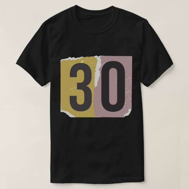 Nummer Tidskrift Lösepengar 30 T Shirt (Design framsida)