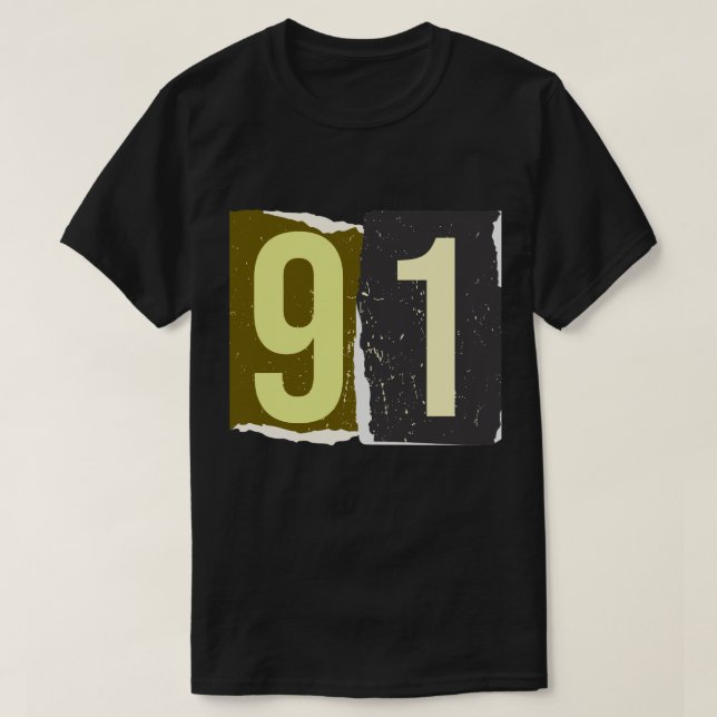 Nummer Tidskrift Lösepengar 91 T Shirt (Design framsida)