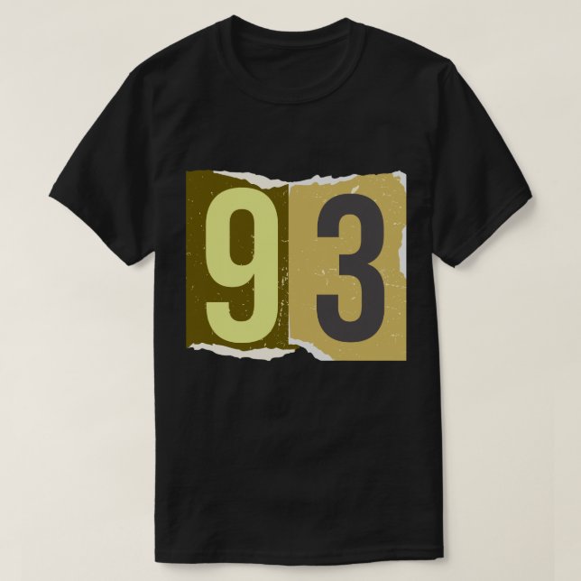 Nummer Tidskrift Lösepengar 93 T Shirt (Design framsida)