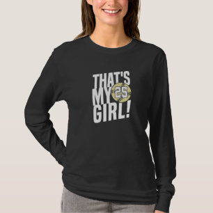Nummer tjugofem det är min tjej 25 Softboll Mamma T Shirt