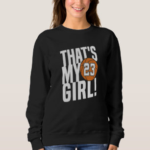 Nummer Tjugotre Det Är Min Tjej 23 Basket T Shirt