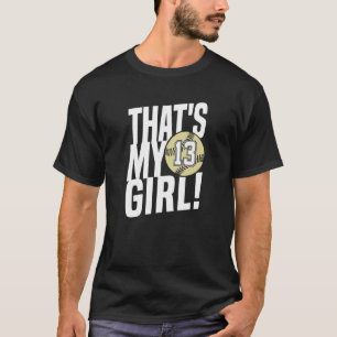 Nummer tretton.. Min flicka 13 Softball Mamma Da T Shirt