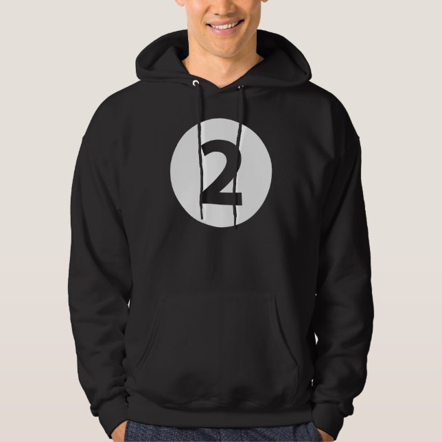 Nummer två hoodie (Framsida)
