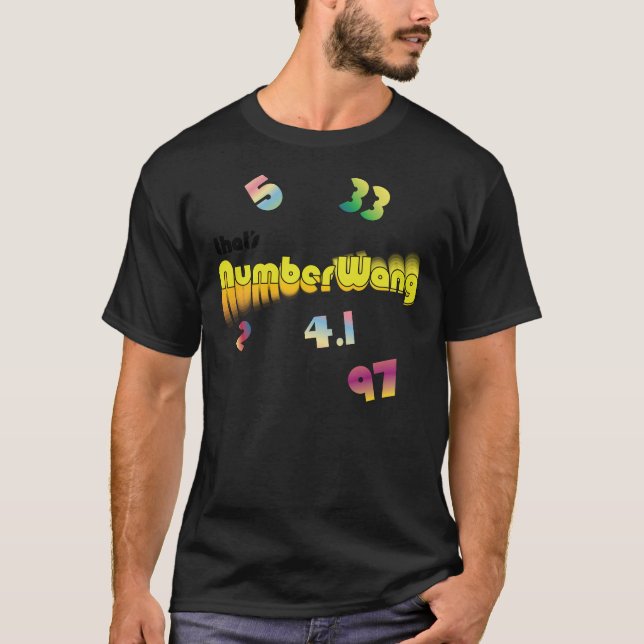 Nummer Wang T Shirt (Framsida)