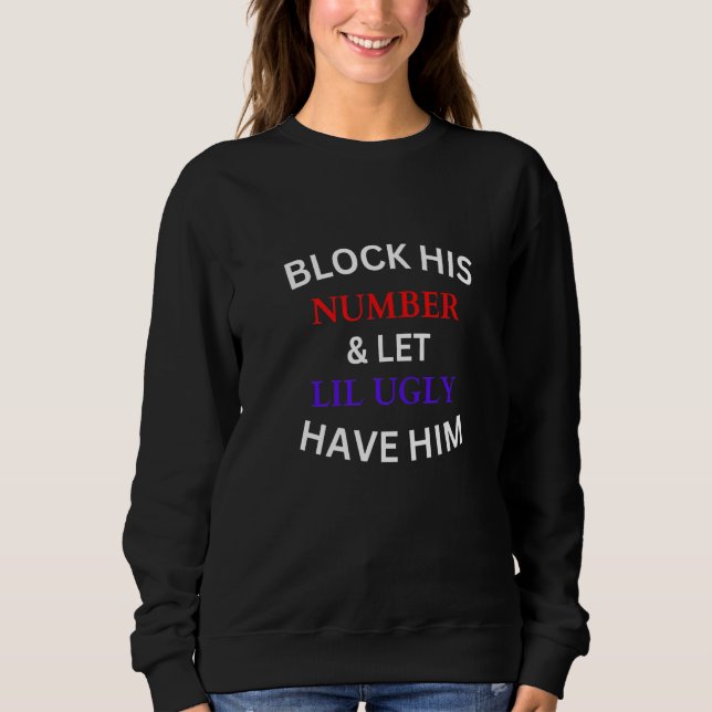 Nummerblock blockerar hans nummer och låter fult t shirt (Framsida)