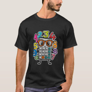 Nummerinlärningsräknare, matematik dag Math O T Shirt